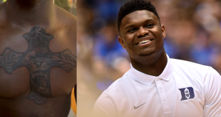Zion Williamson Chest Tattoo Has Gilbert Arenas and Shannon Sharpe Confused